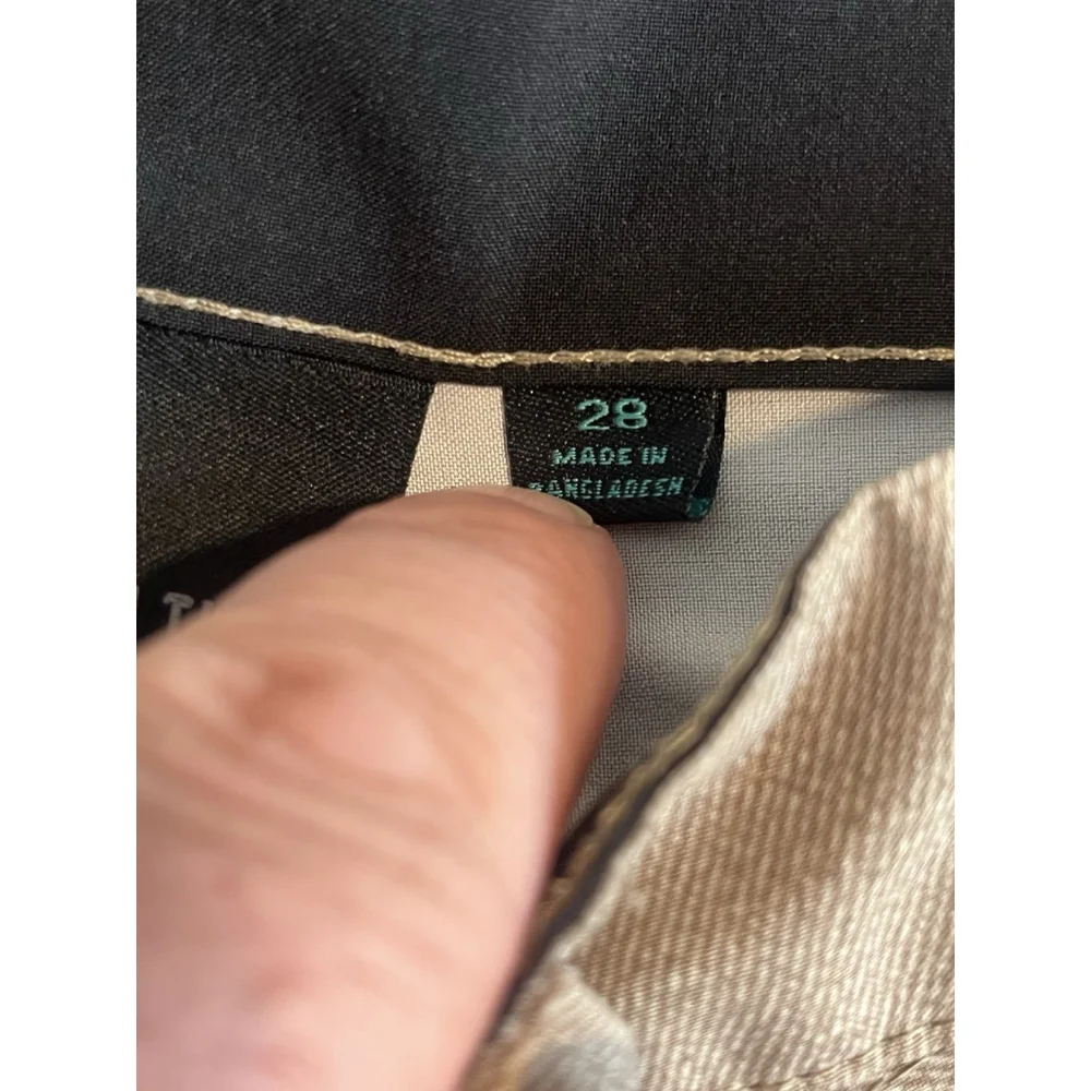 Sub Culture Chino Shorts Mens Boys Size 28 Beige Khaki